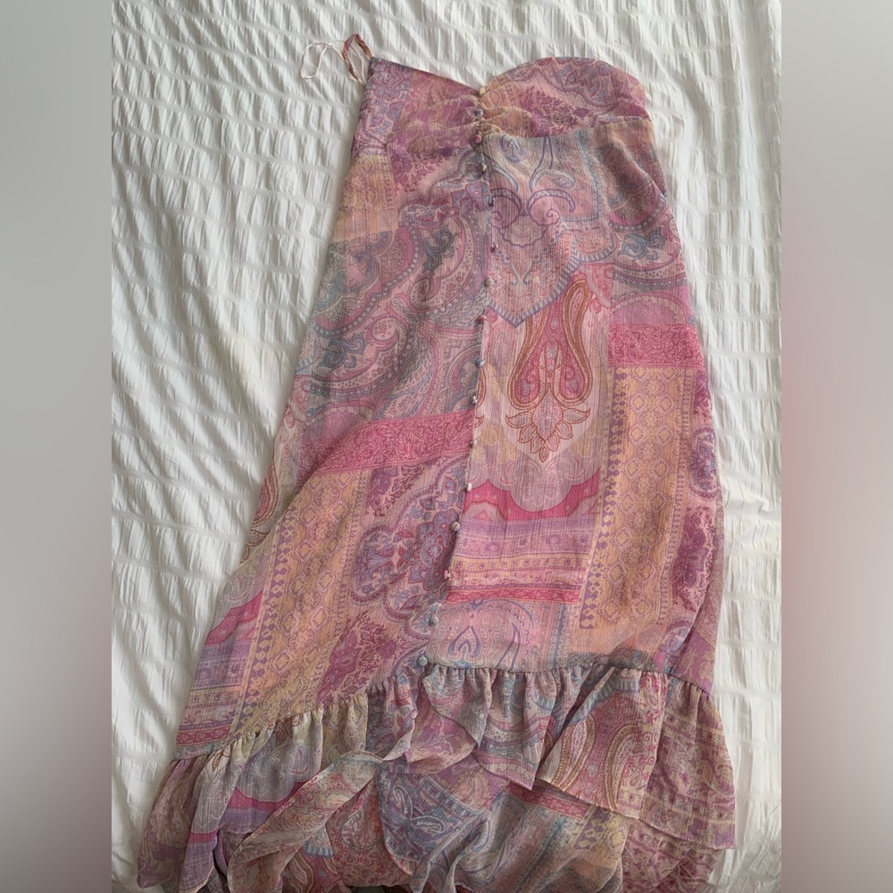 ZARA Printed Summer Dress